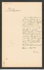 k.k. naturhistorisches Hofmuseum, Intendanzakten 1885-1896 (Hauer), Aktenzahl Z.324.a/1887, Seite 1